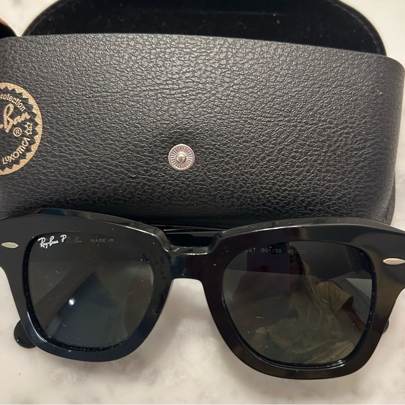 Ray-Ban State Street Black Sunglasses - Picture 1 of 3